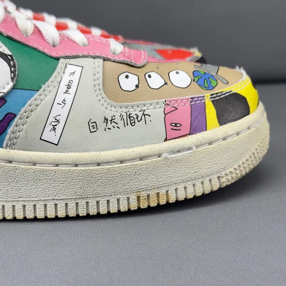 Nike Air Force 1 Flyleather Ruohan Wang Limited Edition CZ3990-900 Kids Size 4.5